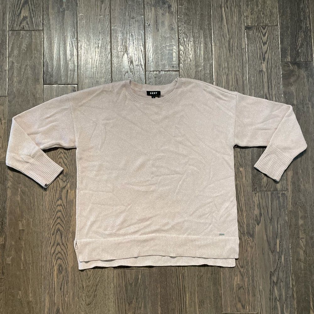 DKNY Sparkly Golden Sweater